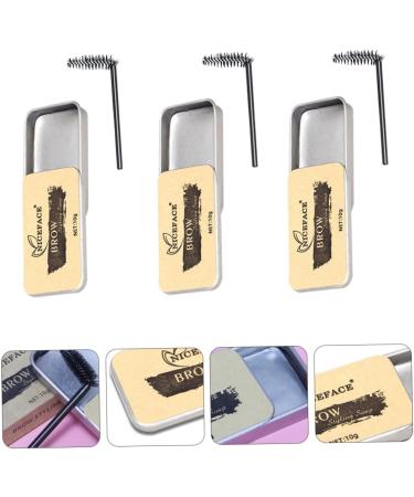 BELLIFFY 3 Sets Eyebrow Soap Cream Gel Brow Eyebrowhack Cosmetic Supplies Eyebrow Styling Soap Gel Texture - Buy Online on GoSupps.com