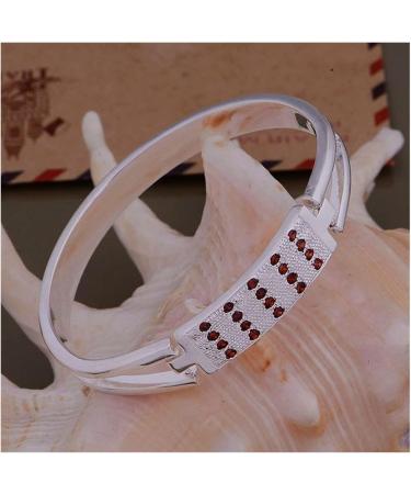 DNCG Bracelet Fashion Jewelry Sterling Silver Bangles Cuff Bracelets Inlaid Stone Bracelet/bsuakkba Dffalwma AB161 - Buy Online on GoSupps.com