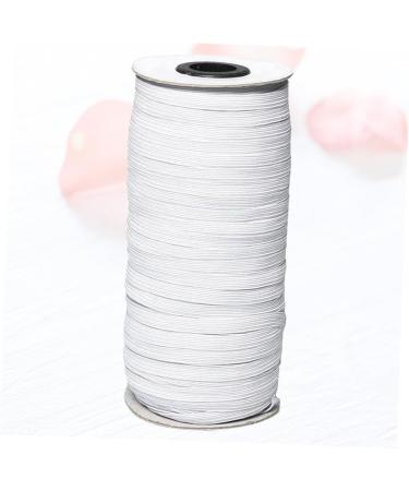 Gatuida Elastic Band Earrings - Handmade White Cord Spool for Face Masks | 5000x0.4cm Sewing Thread - Buy Online on GoSupps.com