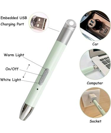 Rechargeable LED Diamond Art Pen with Light | 5D Diamond Painting Tools Kit Green - Buy Online on GoSupps.com