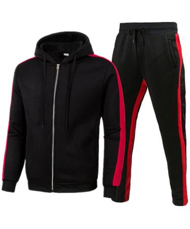 Hanxiulin men's training suits long jogging suit casual zipper training suit fitness jogging suits sports clothing men jogging suit sweatshirt pants