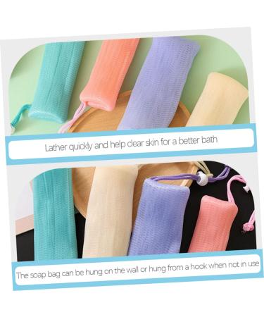 Baluue 6pcs Soap Bag Foaming Net Bath Foaming Nets Bar Soap Scrubber Pouch Soap Savers Pouch Soap Pouch or - Buy Online on GoSupps.com