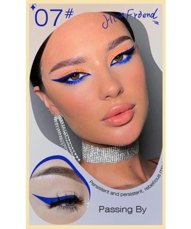 Eyeliner smudge-proof waterproof color eyeliner easy to color long-lasting fast-drying ultra-fine eyeliner (7) - Buy Online on GoSupps.com