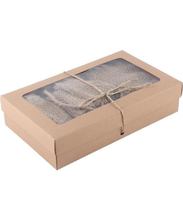 Bath Shower Scrubber Set - Exfoliating Jute Back Scrubber & Sponge for Men & Women | Best Body Scrubber Kit - Buy Online on GoSupps.com