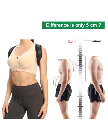 ZCLNYVGJ GUOWGANG Back Corrector Medical Adjustable Back Posture Corrector Shoulder Support Lumbar Back Belt Back Straightener Posture Brace Corset New Health and Relaxation good (Black XL) - Buy Online on GoSupps.com