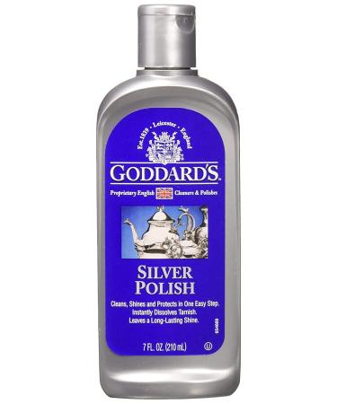Goddard's Silver Polish  Sterling Silver Cleaner for Silver Jewelry, Dinnerware & More  Instant Sterling Silver Jewelry Cleaner to Shine & Protect  All-in-One Tarnish Remover for Silver (7 oz)