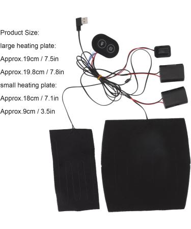 YUMILI Electric Heating Pad - USB Heating Film with Vibration Massage | International Shipping Available - Buy Online on GoSupps.com