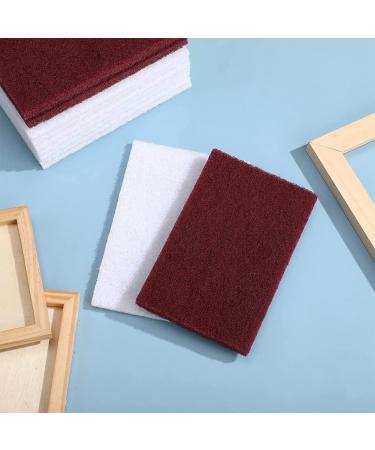 piuryue Anti-Scratch Pads 15Pcs 6 X 4 Inch Hand Pads Including 10Pcs Scrubbing Pads 5Pcs Scuff Pads for Scuffing - Buy Online on GoSupps.com