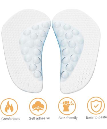 VALICLUD Arch Support Insoles - Silicone Inserts for Men & Children Comfortable Orthopedic Foot Cushioning 8.50x4.20x0.20CM - Buy Online on GoSupps.com