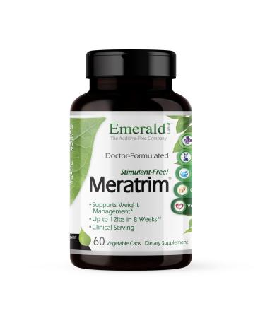 Emerald Labs Meratrim 800 mg - Daily Supplement with Fruit and Flower Extracts for Weight Management Support- 60 Capsules