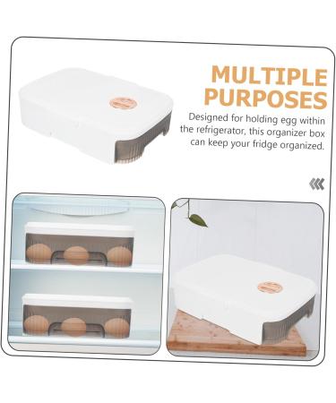 Zerodeko Egg Storage Container Box Bin Refrigerator Style Holder Fresh Organizer Storage Eggs With Type Lid Container Large - Buy Online on GoSupps.com