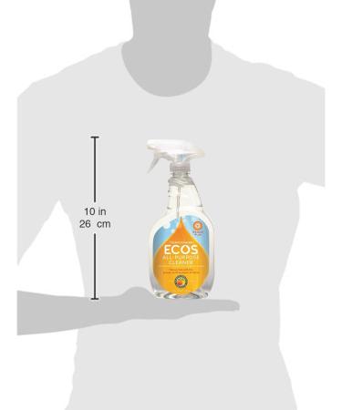 ECOS All Purpose Cleaner Orange 22oz Bottle by Earth Friendly Products (Pack of 2) - Buy Online on GoSupps.com