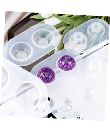 18 Pcs Eye Mold Keychain Tool De para Gelatinas Clear Epoxy Silicone Casting Molds Eyeball Silicone Doll Eyes Casting Molds Eyeball Casting Tools Crystal - Buy Online on GoSupps.com