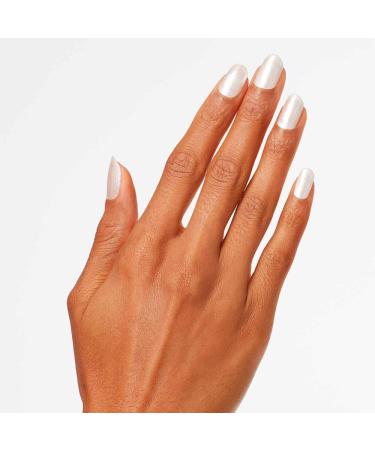 OPI Nail Lacquer | Opaque Light White & Gray Shimmer | Chip Resistant Vegan Nail Polish | Fast Drying & Streak Free | Perfect for Happy Anniversary - Buy Online on GoSupps.com