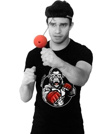 Beast Gear Boxing Reflex Ball Set - Martial Arts Training Equipment for Adults & Kids - MMA & Muay Thai - Includes Headband, Safety Glasses, and Adjustable Length String - Buy Online on GoSupps.com