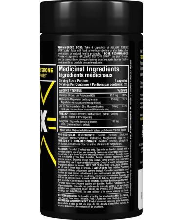 ALLMAX TESTOFX LOADED 80 Capsules - Buy Online on GoSupps.com