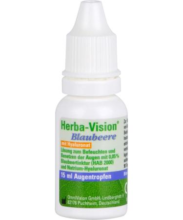 Herba-Vision Blueberry Eye Drops 15 ml | Enhance Eye Health | Fast International Shipping - Buy Online on GoSupps.com