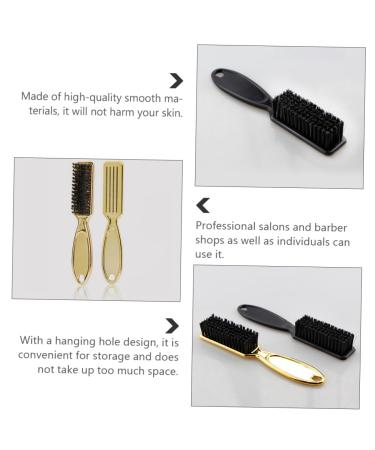 Frcolor 4-Piece Mustache & Neck Hair Cleaning Brush Set - Travel Razor & Hairdresser Fading Brushes - Premium Fiber Wool Grooming Tools - Buy Online on GoSupps.com
