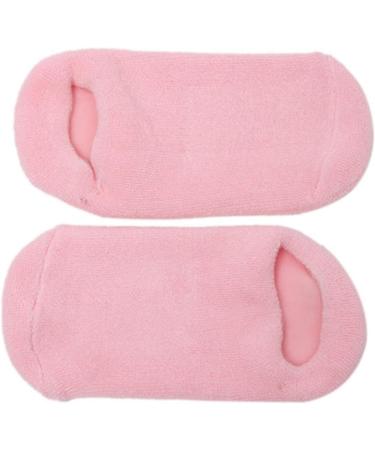 Moisturizing Gel Socks for Pedicure - Softens Feet & Relieves Pain - Unisex Pink - Buy Online on GoSupps.com