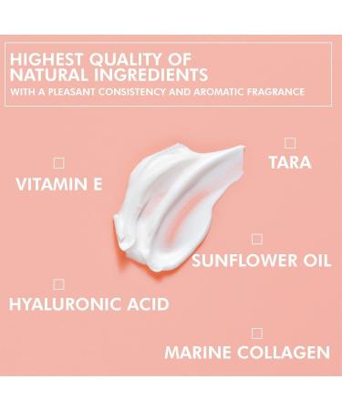 Simon&Tom Collagen Cream Ultra-Concentrated Marine Collagen Anti-Aging Face Cream with Antioxidants for Dull Skin Tones and Moisturizes Skin Vitamin E Made in Spain 50 ml - Buy Online on GoSupps.com