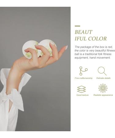 Healifty Baoding Balls - 2 Chinese Massage Balls for Hand Exercise | Health & Stress Relief | 3.5x3.5cm 479g - Shop Internationally! - Buy Online on GoSupps.com