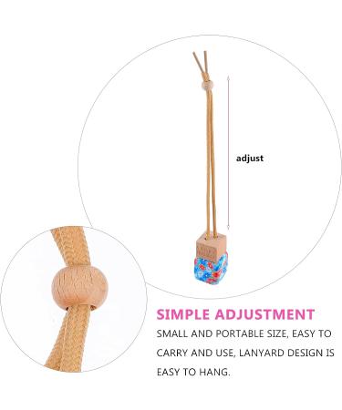 Healifty 6pcs 8ML Car Hanging Diffuser Glass Perfume Bottles - Aromatherapy Ornament & Car Air Freshener - Buy Online on GoSupps.com