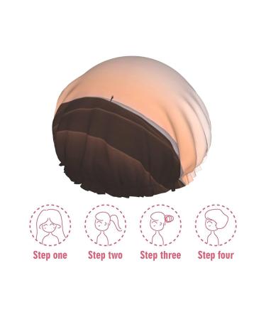 Desert Lonely Shadow Printed Shower Cap - Waterproof & Adjustable for All Hair Types - Women's Bath Cap - Buy Online on GoSupps.com