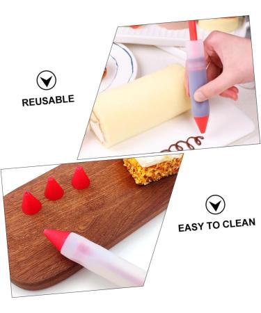 MAGICLULU 2 Sets Cojines Decorativos para Fondant Tools Ketchup Decorating Pens Jam Decorating Pens Cake Decorating Tools Silicone Decorating Pens Silica Gel Pastry Bags Food Grade - Buy Online on GoSupps.com