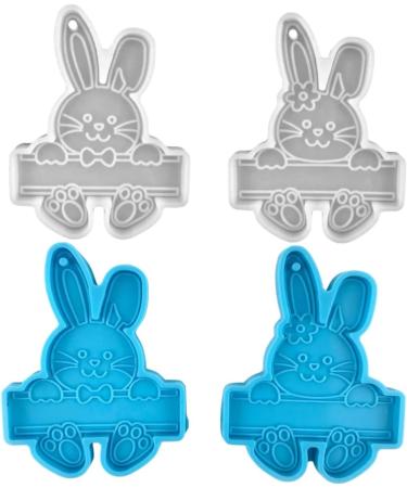 COHEALI 20 Pcs Rabbit Mold Candy Mold Gummy Mold Easter Earrings Mold Key Chain Molds Portable Lovers Tag - Buy Online on GoSupps.com