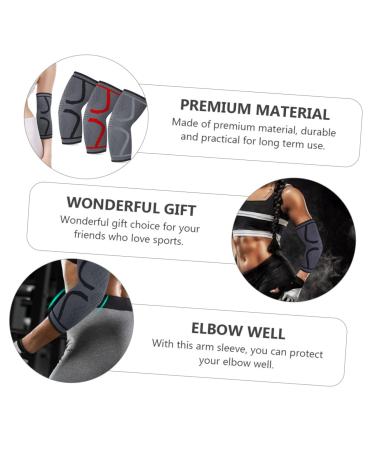 Healeved Elbow Support Sleeve - 2 Pairs Protective Wristband & Elbow Guard for Sports & Yoga - Ultimate Elbow Protection Brace - Buy Online on GoSupps.com