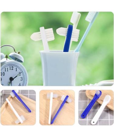 Buy Healvian 8-Piece Prosthesis Cleaning Brush Set | T-Shaped Brush for Hygienic Prosthesis Care | Hard Head Brushes for Effective Cleaning - Buy Online on GoSupps.com