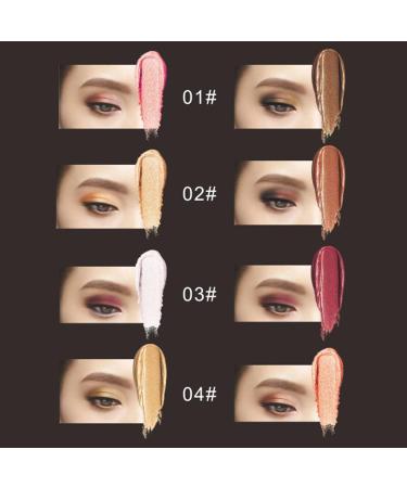 Leeofty Two-Color Eye Shadow Stick Shimmer Eye Shadow Pencil For Eyes Makeup 2 - Buy Online on GoSupps.com