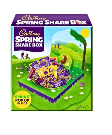 Chocolate Easter Spring Share Box | Chocolate Easter Egg 2023 | Creme Eggs | Perfect for Egg Hunt | Chocolate Gifts | Thank You Gifts | Easter Party | 450g.