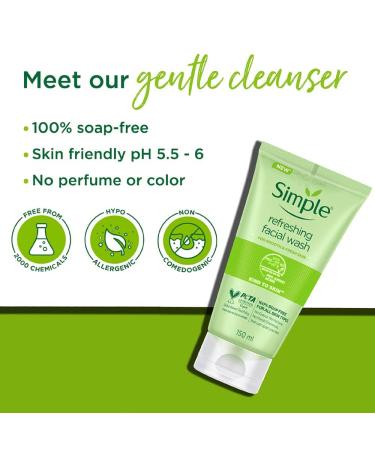 Sheltr Kind To Skin Refreshing Facial Wash 150 ml - Gentle Cleansing for All Skin Types | Buy Internationally - Buy Online on GoSupps.com