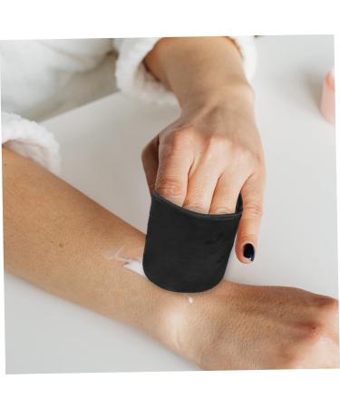 FOMIYES 5 Sets Tanning Gloves Self Tanner Mitt Face Mitt for Tanning Lotion Self Tan Face Applicator Back Lotion Mittens Face Tan Mitt Self Tanning Tools Flocking Manicure Black Tool - Buy Online on GoSupps.com