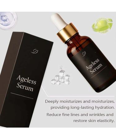 Ageless Serum 30 ml antiaging essence antiwrinkle facial serum firming serum for more elasticity and firmness moisturizing antiaging serum for smooth youthful skin 3 pieces - Buy Online on GoSupps.com