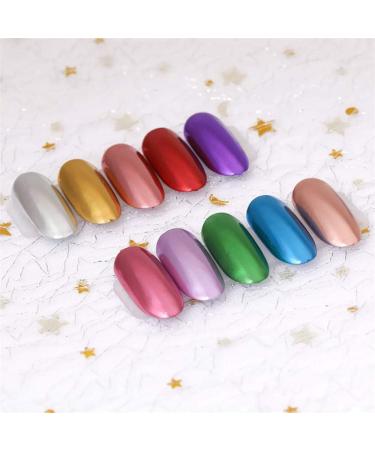 Poudre brillante Miroir Nail Art Glitter Powder Rose Gold Sliver Dust Nail Pollen Chrome Metallic-or pomme - Buy Online on GoSupps.com