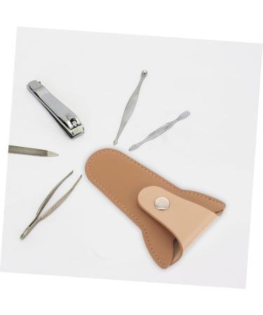 minkissy Pedicure Scissor Bag Nail Clippers Cosmetic Storage Rack Manicure Holder Storage Bags Scissor Pouch Bag Dead Skin Leather Nail Scissor - Buy Online on GoSupps.com