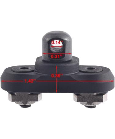 JIALITTE QD Swivel Stud Mount Adapter for Mlok Rail - Easy Installation - Buy Online on GoSupps.com