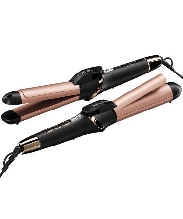 2 In 1 Hair Straightener And Curler 1 1/4 Inch  Wizchark 1.25 Inch Flat Iron Curling Iron In One  Ceramic Ionic Hair Curler For Short Long Hair  Dual Voltage For Travel  Heating Up Fast  Auto Shut-Off - Buy Online on GoSupps.com