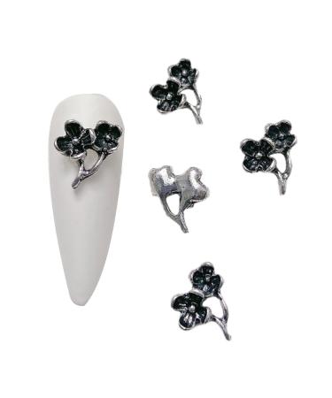 Nail Art Decoration Tips Ornament Metal Alloy Nail Art Decals Pendant Manicure Accessories Eye Catching For Girls Nail Art Accessories Decoration Decals Craft Supplies Jewelry For Girls Crystal