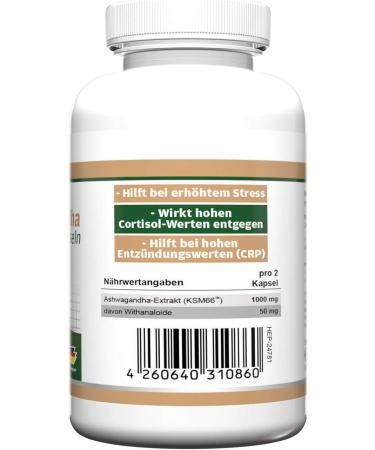 Zec+ Nutrition Health+ Ashwagandha 90 Capsules | High Dose Indian Ginseng | Premium Ayurveda Supplement Made in Germany - Buy Online on GoSupps.com