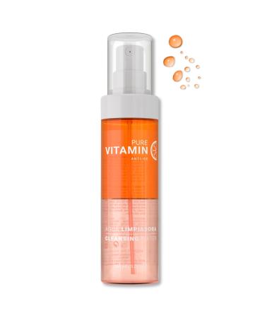 Noche Y Dia Vitamin C Cleanser for Mature Skin - Made in Spain - Anti Aging Face Wash Makeup Remover Targets Wrinkles Acne Breakouts - 150mL (5.07 fl oz)