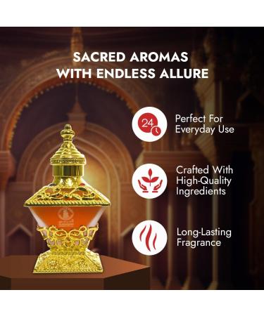 Al Haramain Attar Al Kaaba for Unisex - Arabian Perfume for Women and Men - Long Lasting Fragrance - Arabic Perfume - Eau De Parfum Oil - 3.33 oz EDP Spray Fresh 0.85 Fl Oz (Pack of 1) - Buy Online on GoSupps.com