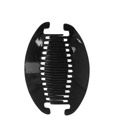 Set of 3 Black 6.5 Inch Interlocking Banana Hair Clips - Stylish Hair Accessories - Buy Online on GoSupps.com
