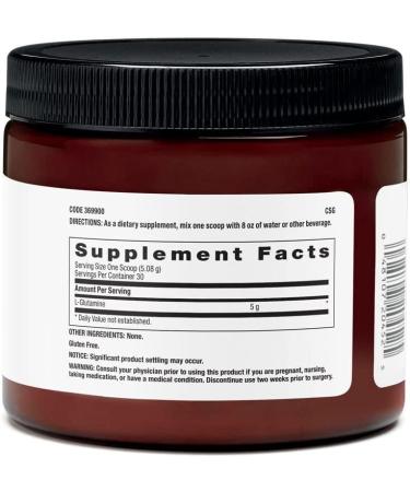 Beyond Raw Chemistry Labs L-Glutamine Powder - Supports Muscle Function - 30 Servings - Buy Online on GoSupps.com