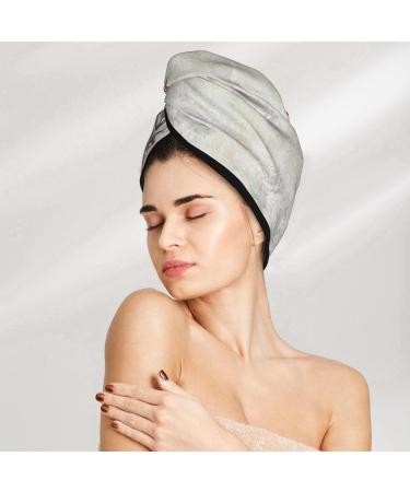 Classy Deer Microfiber Hair Towel Wrap Soft Super Absorbent Coral Velvet Quick Dry Cap for Long Curly & Thick Hair - Perfect for Women - Buy Online on GoSupps.com
