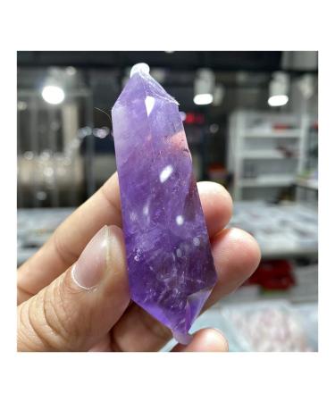 ASXCAQ Gift for the family Natural Amethyst Double Stick Points Quartz Crystal Lucky Stone lianshanwang