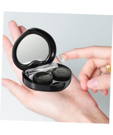 Solustrie Portable Travel Contact Lens Case - Compact Carrier Bag & Holder for Easy Lens Storage | Ideal for International Shipping - Buy Online on GoSupps.com