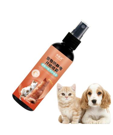 Bexdug Dog Grooming Spray - Detangling Spray for Dogs 100ml Essential Oil-Infused Mat Dissolver and Detangling Spray for Cats with Vitamin E Supplies for Bexdug